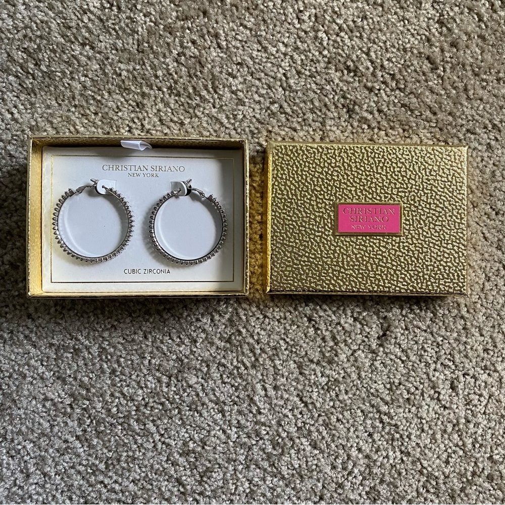 Silver Hoop Earrings